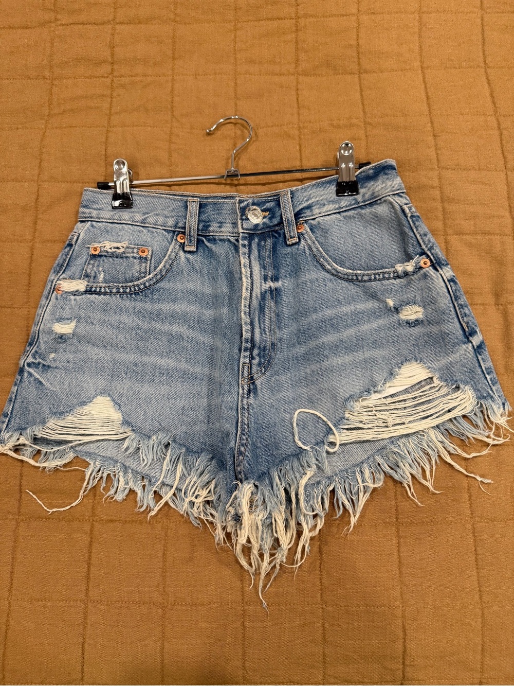 Denim shorts
